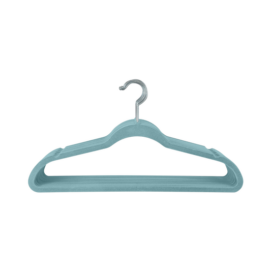 Slim Velvet Non-Slip Plastic Hangers for Clothes Storage Solution